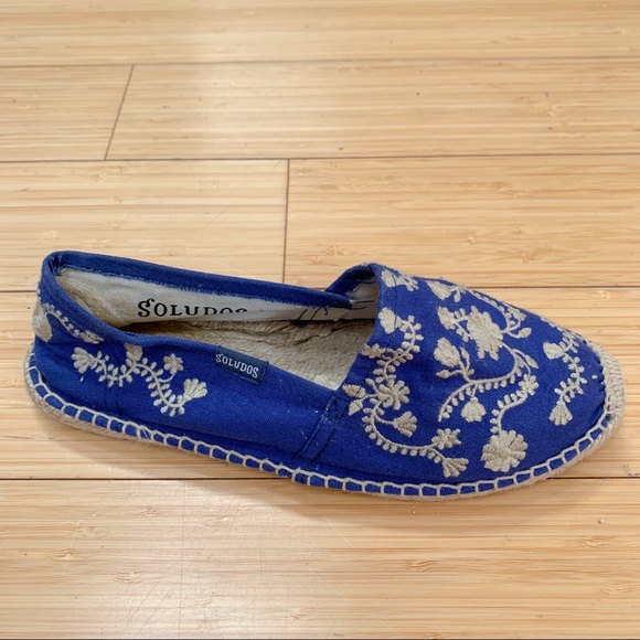 Soludos Shoes - SOLUDOS embroidered floral shoes, 37.